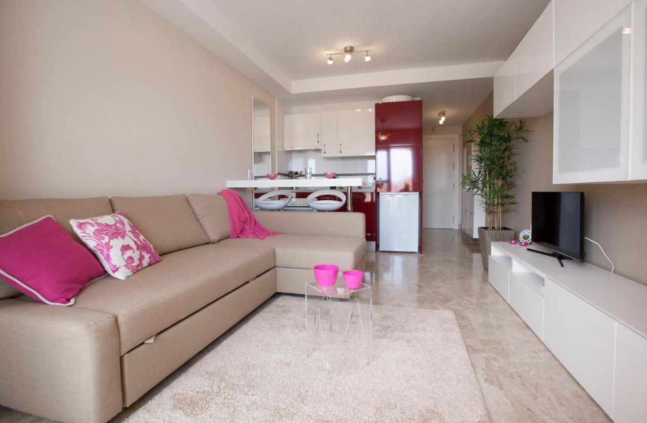 Beau Studio Meuble Avec Vue Mer Almerimar Dış mekan fotoğraf